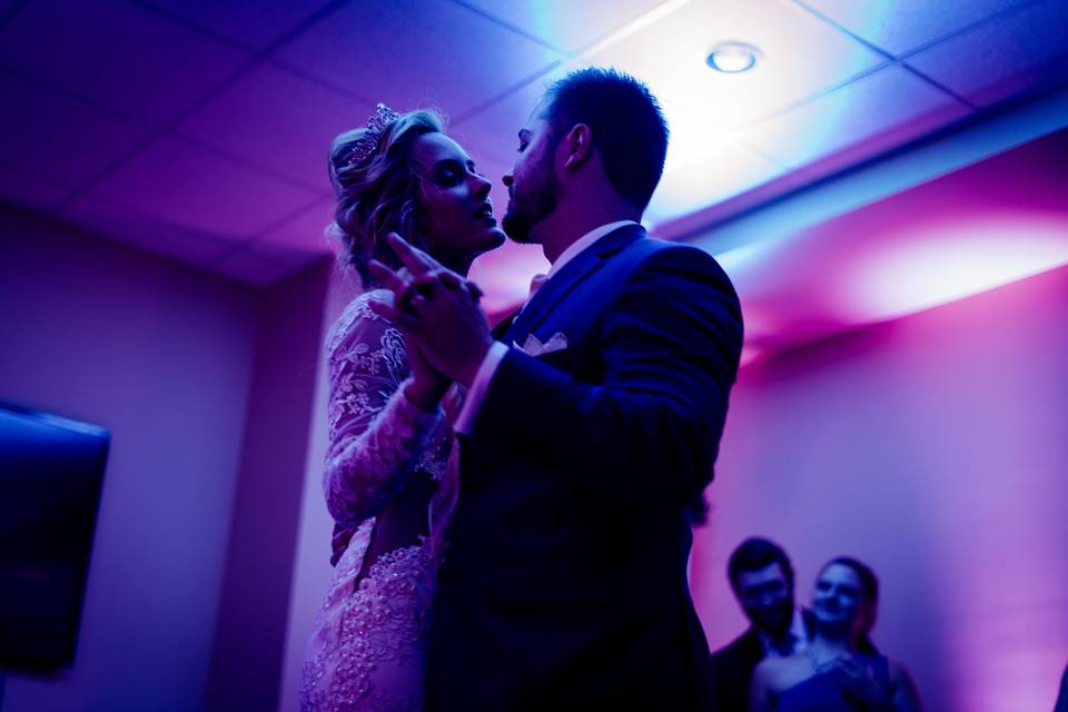 Close up of Wedding Dance