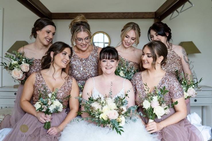 Bridal party glam