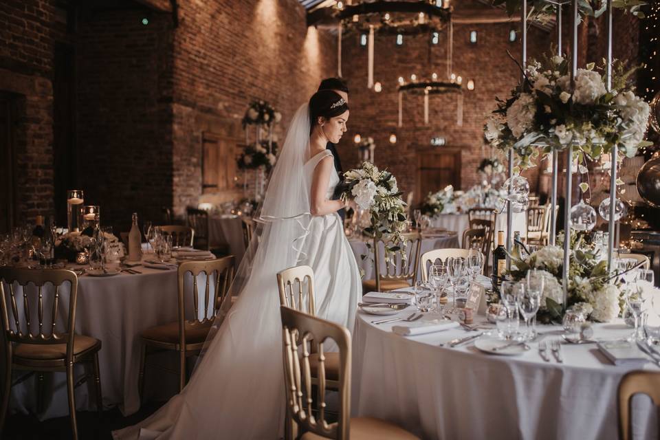 Meols Hall table centrepiece