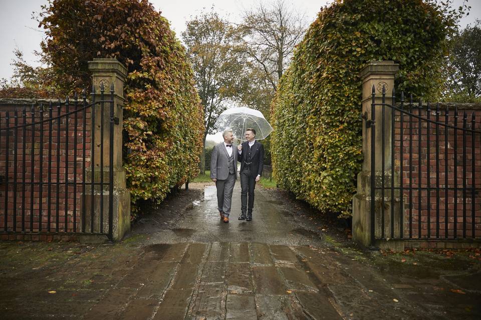 Meols Hall  courtyard entrance