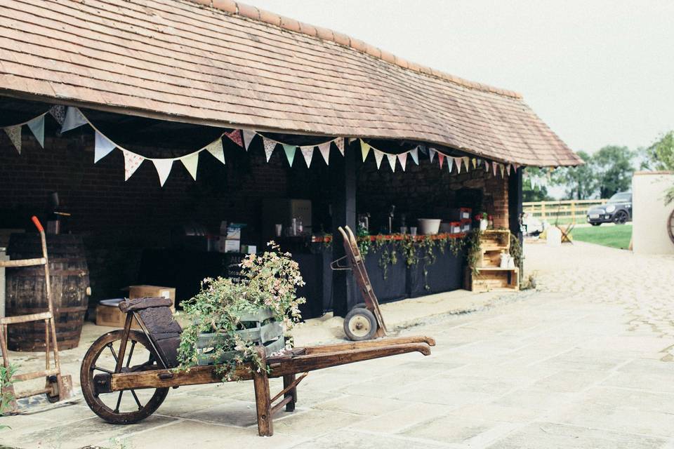 Courtyard bar