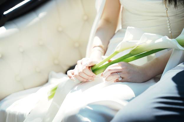 Calla lily brides bouquet
