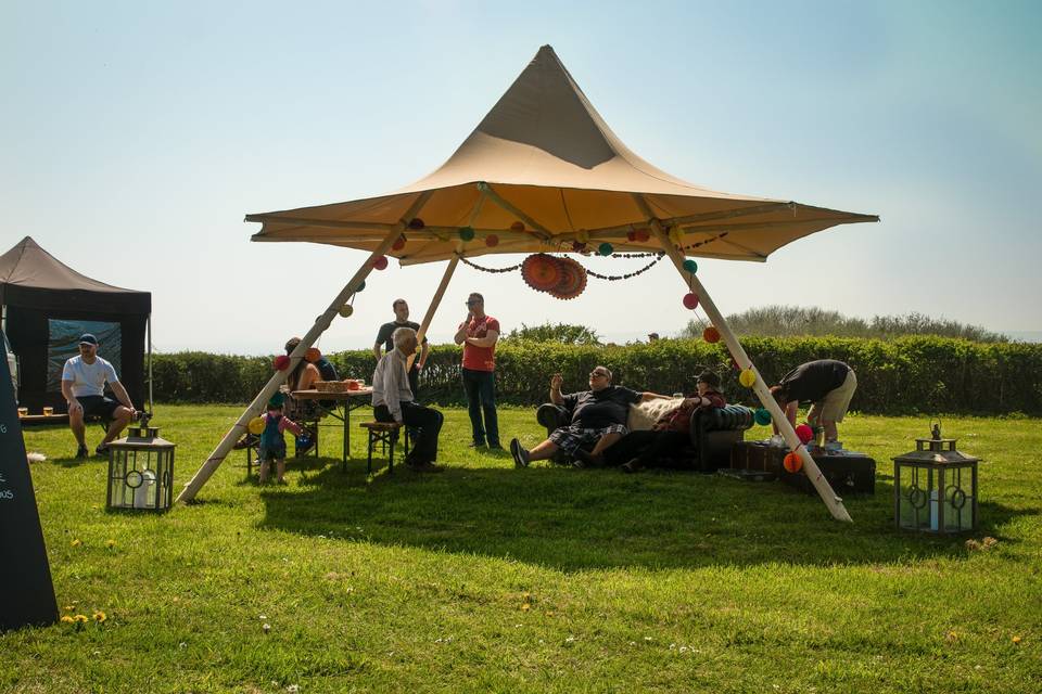 Outdoor covered area