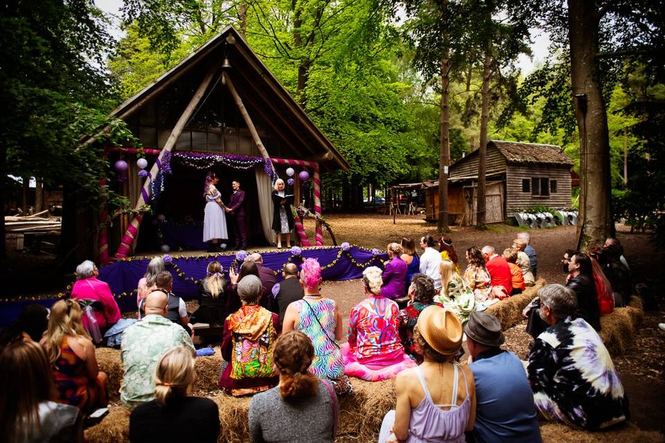 Wilderness wood wedding