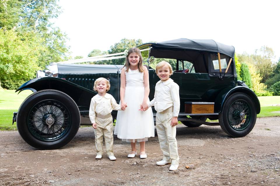 Flower girls and Paige boy