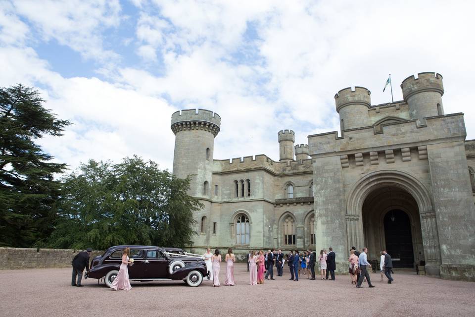 Wedding at a castle