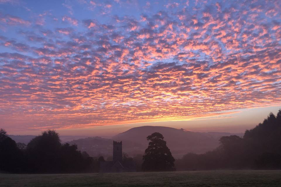 Sunrise over Codden Hill