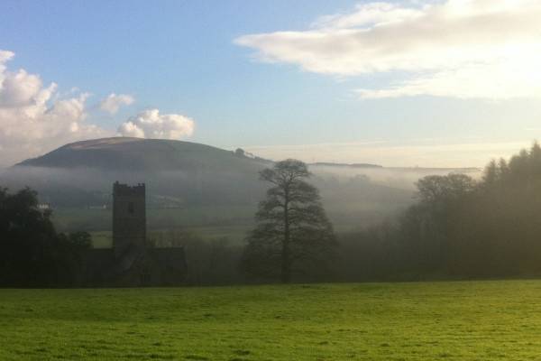 Codden Hill in mist