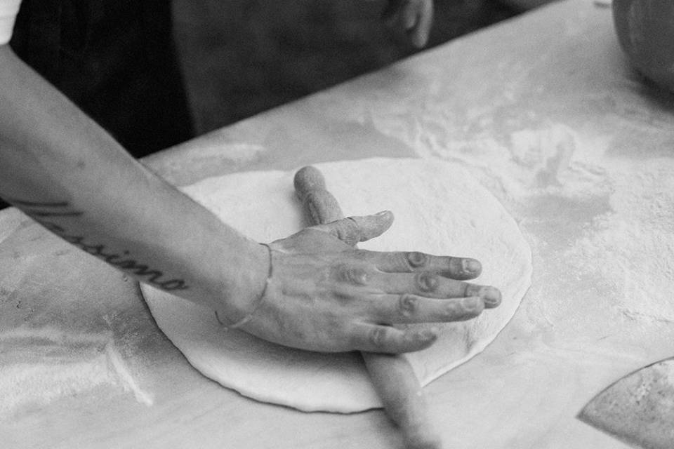 Rolling the dough