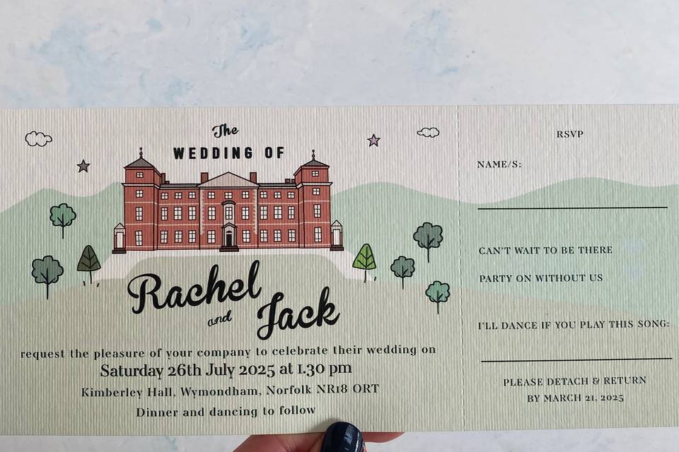 Venue ticket