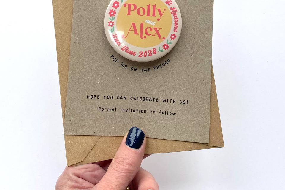 Ditsy floral magnet