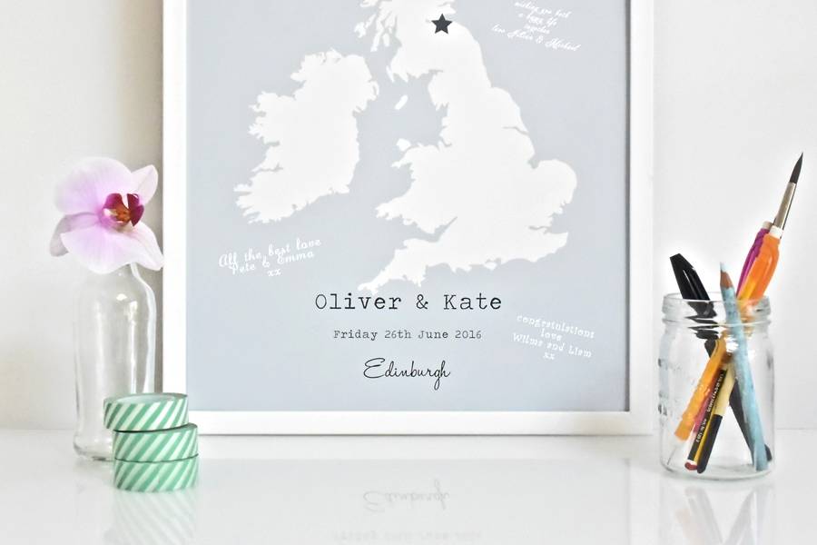 Passport style wedding invites