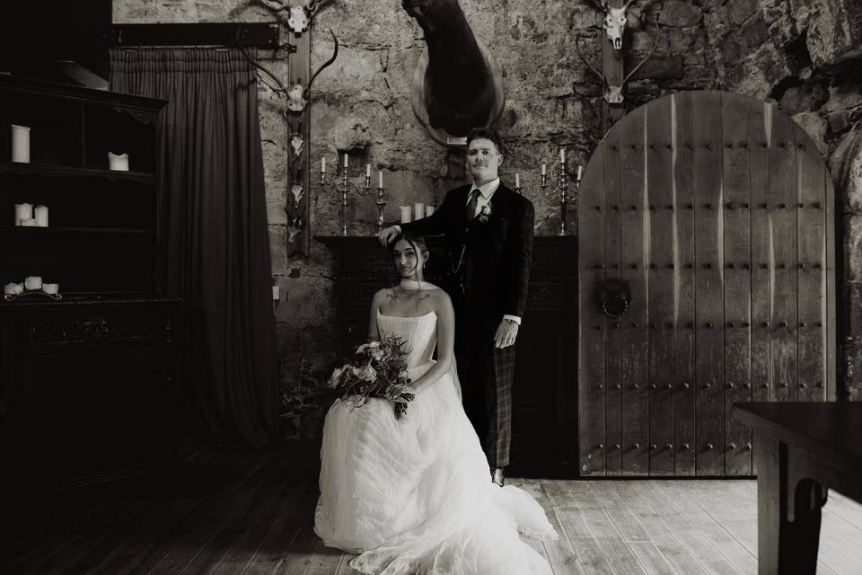 Wedding Couple Stag Chamber