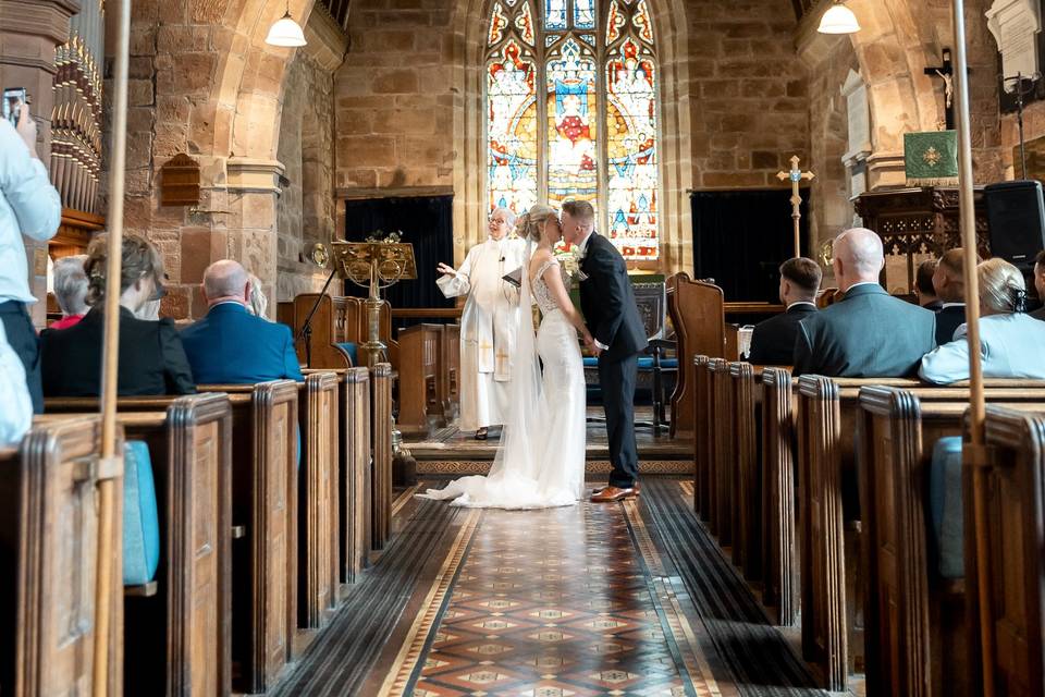 Adbaston Church Wedding