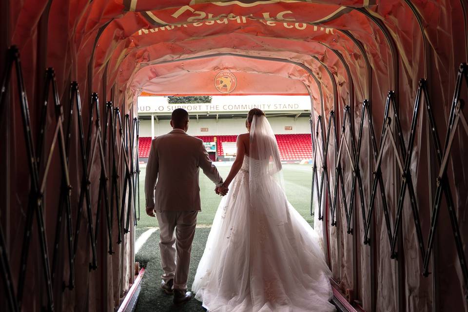 Walsall FC wedding