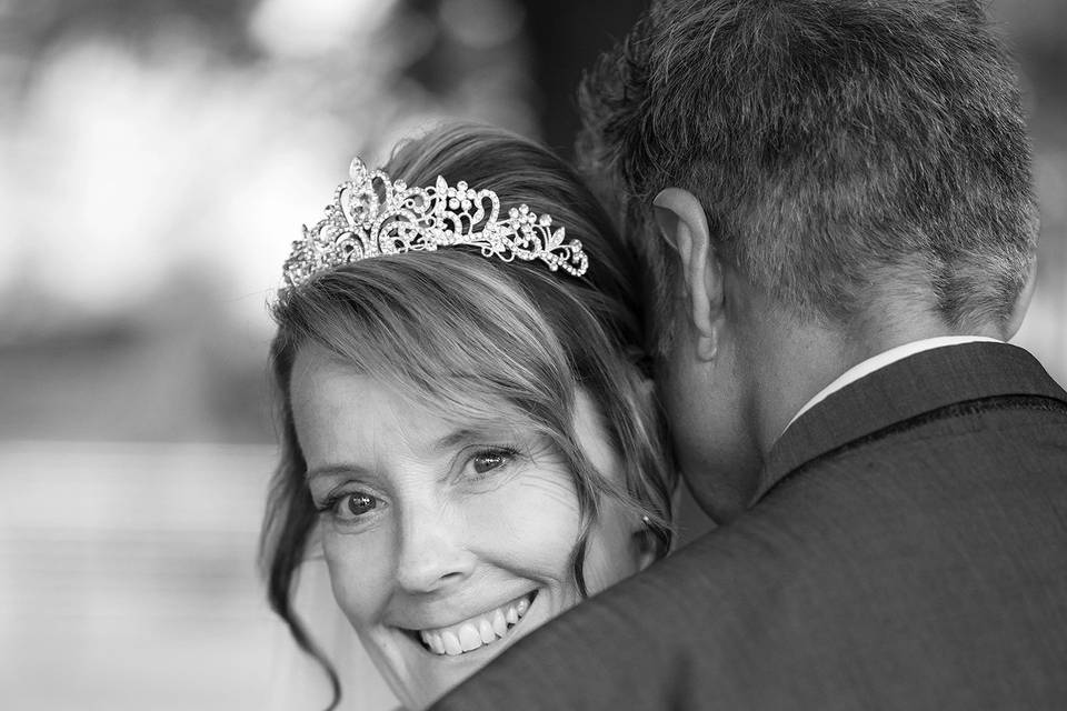 Happy bride