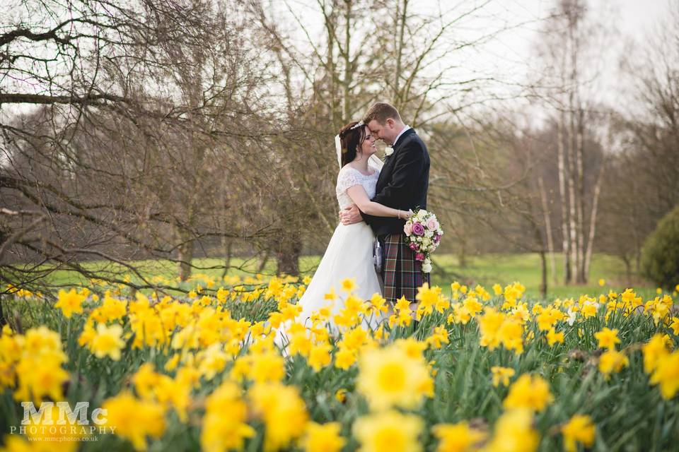 Wedding at the kelpies