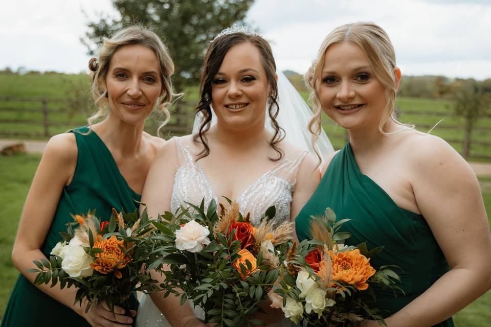 K and bridesmaids