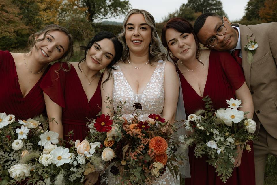 A and Bridesmaids