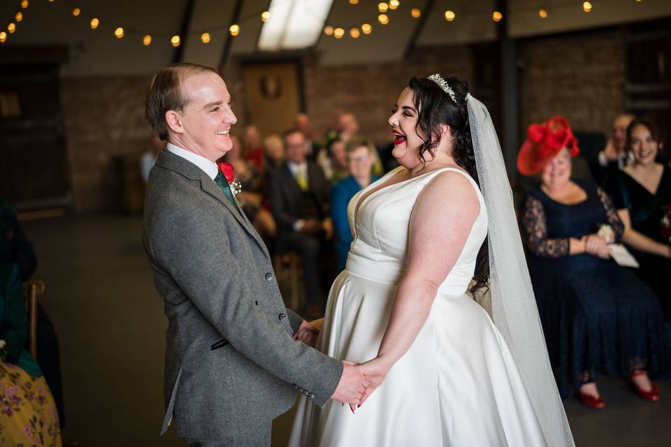 Beverley Barn Wedding Ceremony