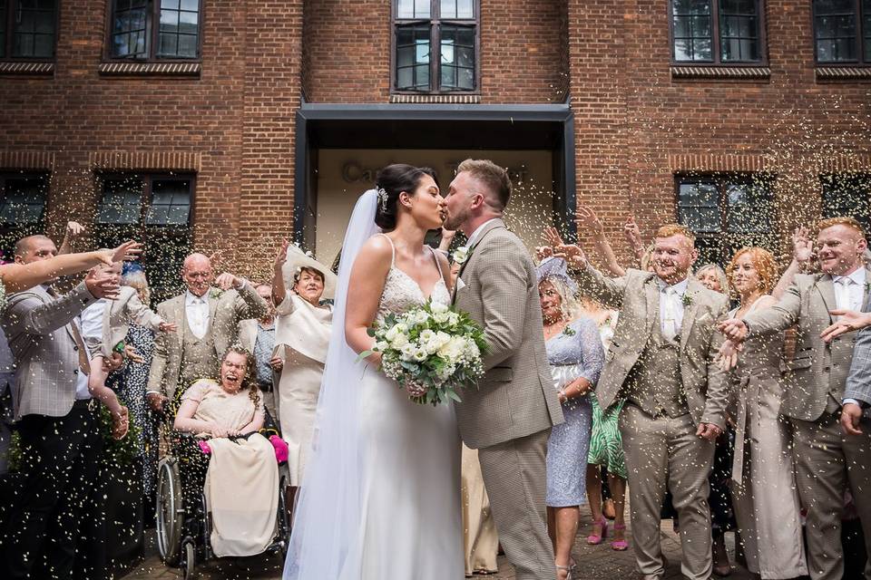 Confetti Canham Turner Wedding