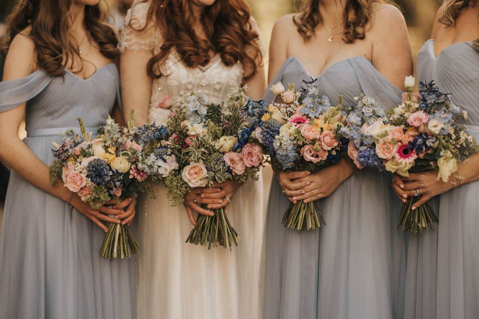 All the bouquets