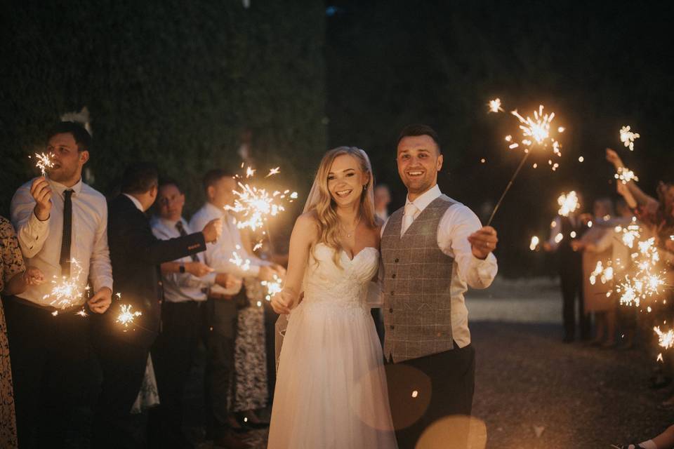 Eventing sparkler shots