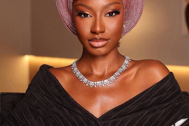 A traditional wedding glam