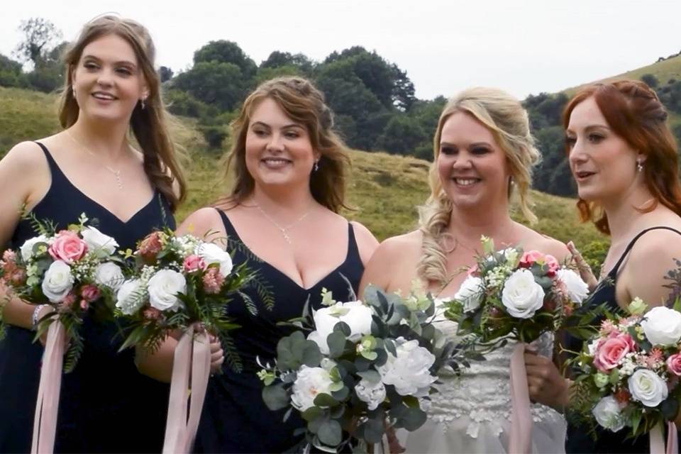 Bride + Bridesmaids