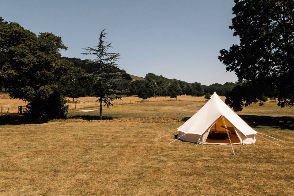 Glamping at Hanford