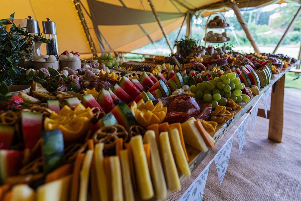 Grazing table catering