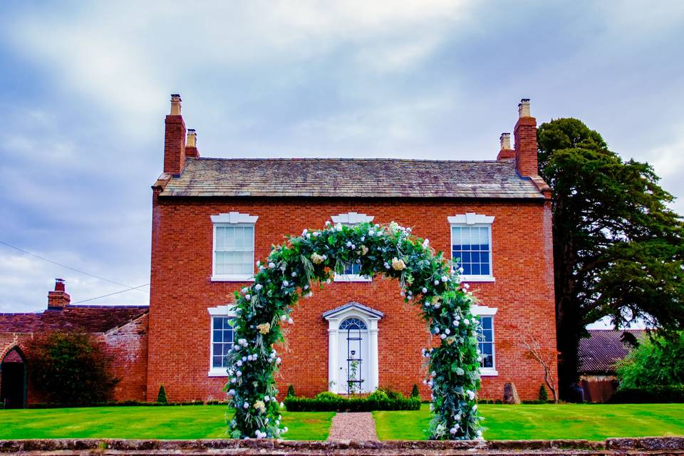 Beautiful ceremony space