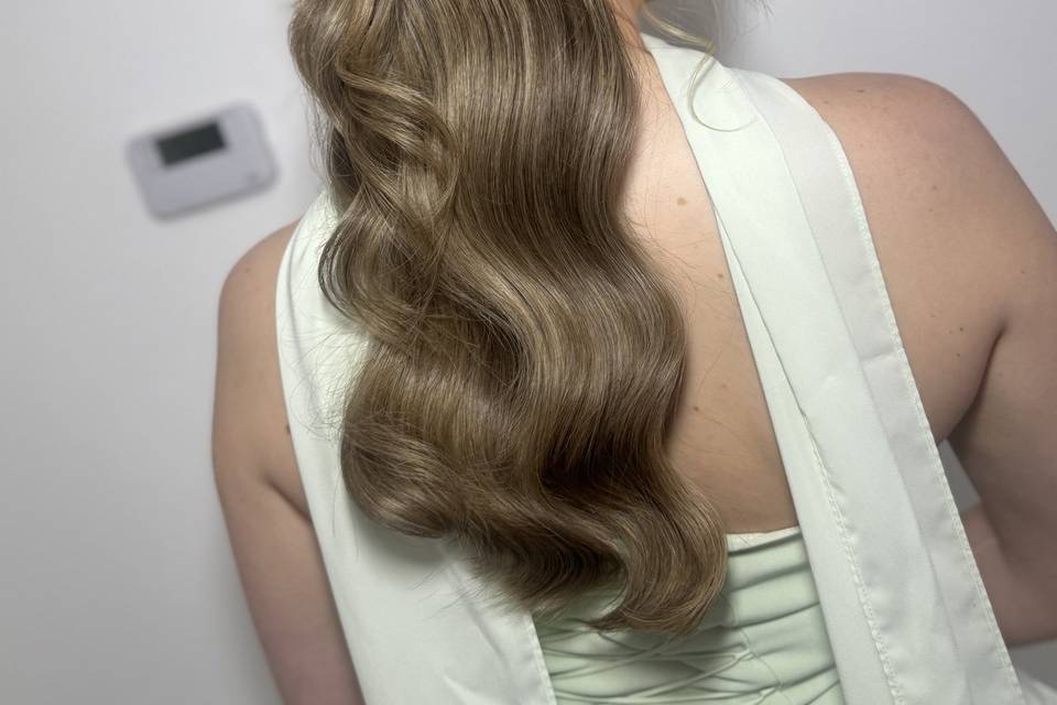 Half up, half down classic