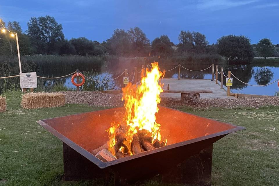 Large fire pit