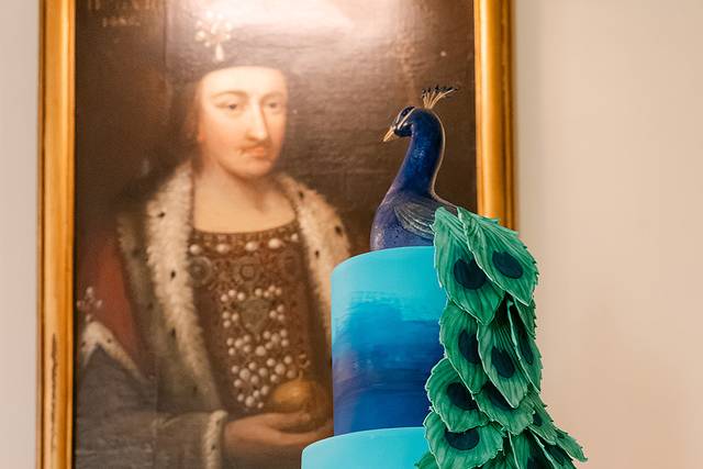 Peacock cake