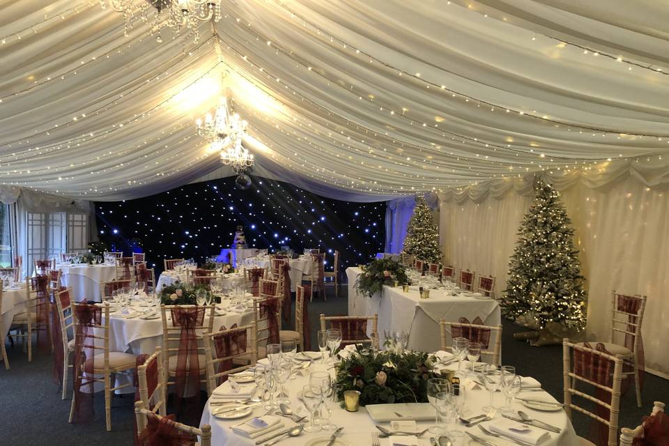 Christmas marquee