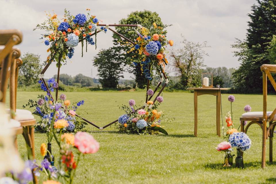 Outdoor Ceremony Flowers