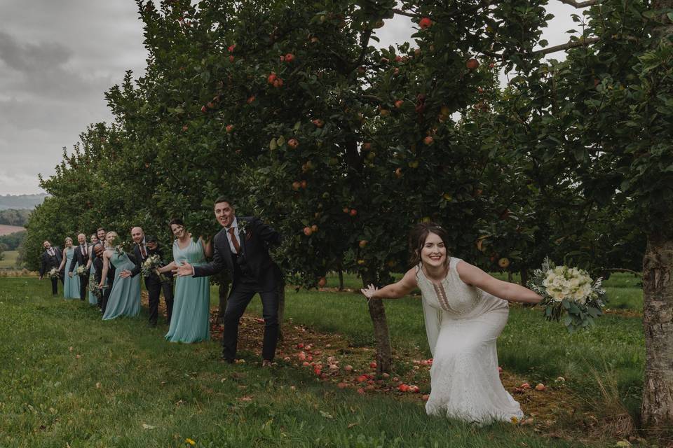 Fun in the orchard