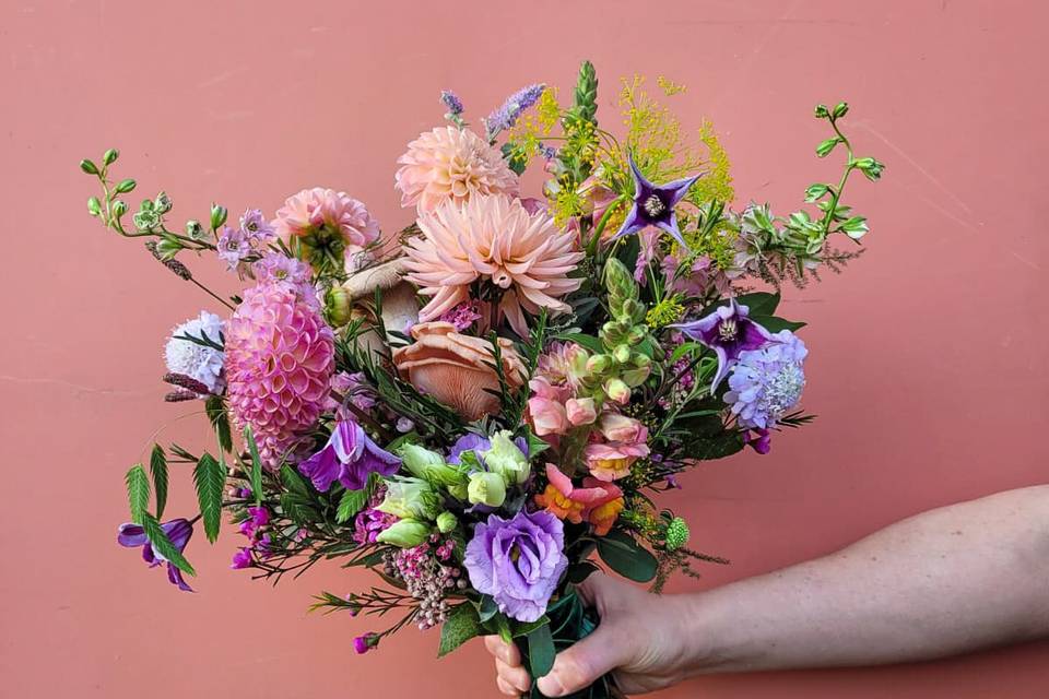 Bouquet with Mushrooms