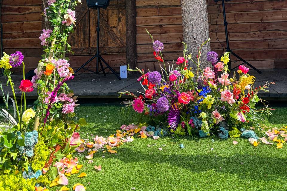 Festival Wedding Flowers