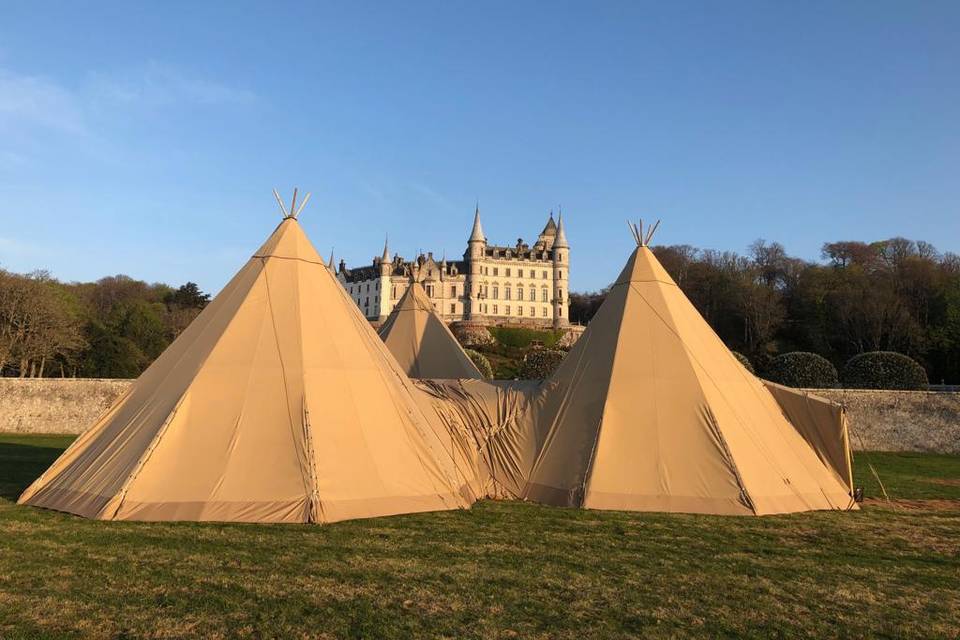 Dream Tipi at Dunrobin Castle