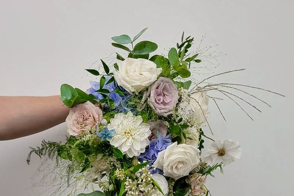 Modern Cascading Bouquet