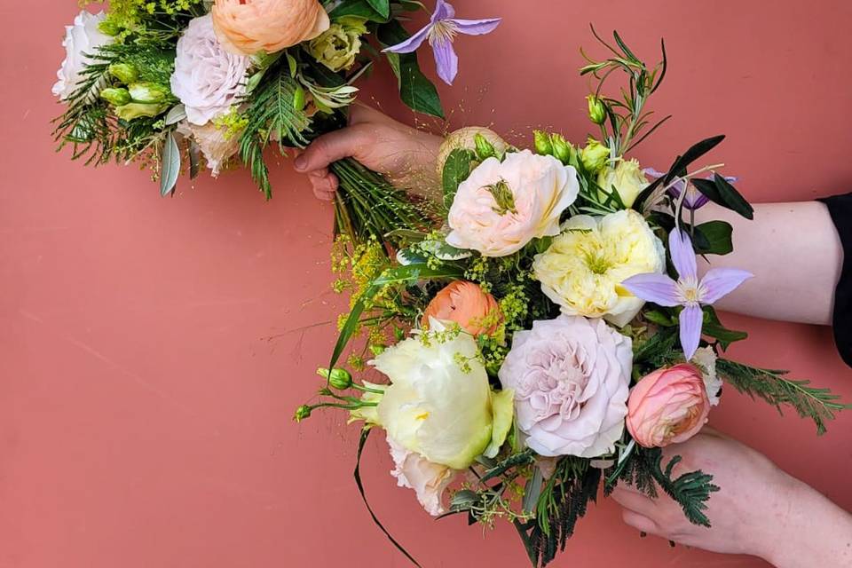 Summer Bridesmaid Bouquets