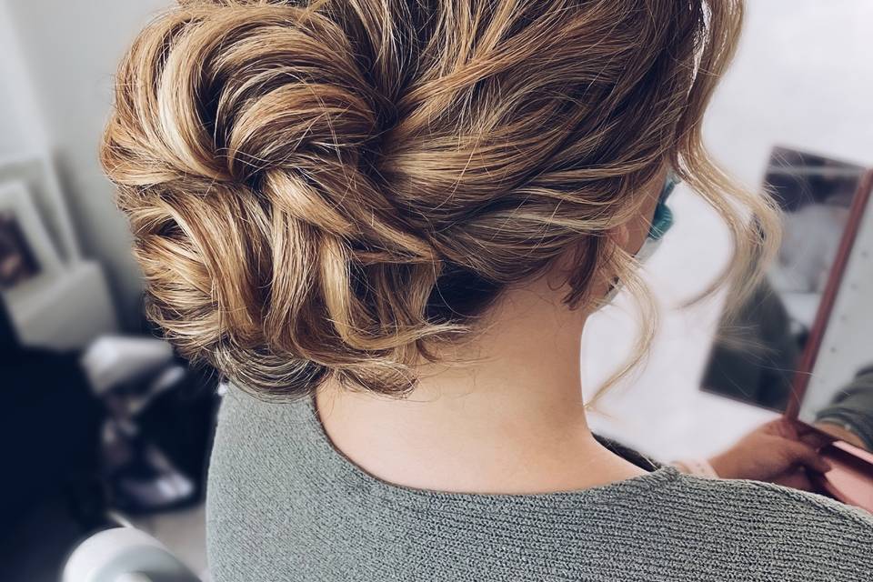 twisted updo