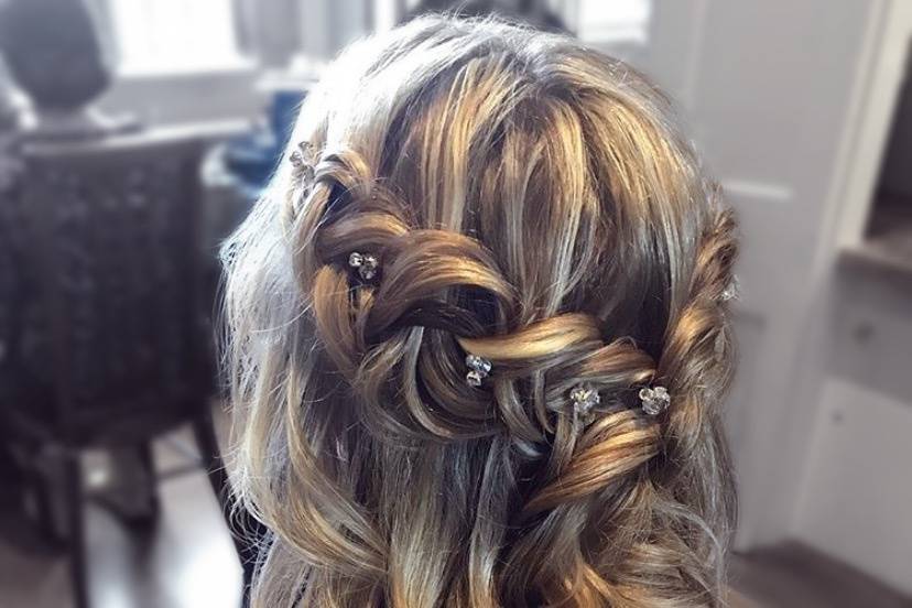 bridesmaid updo