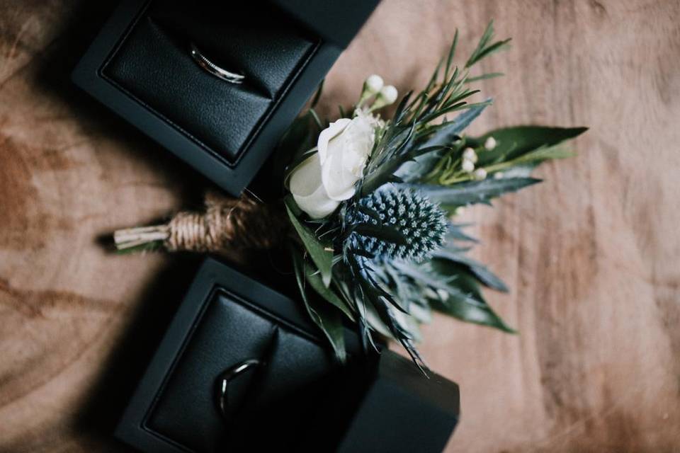 Thistle buttonhole