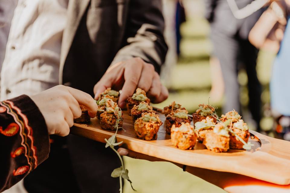 Canape Sweetcorn Jungle Cake