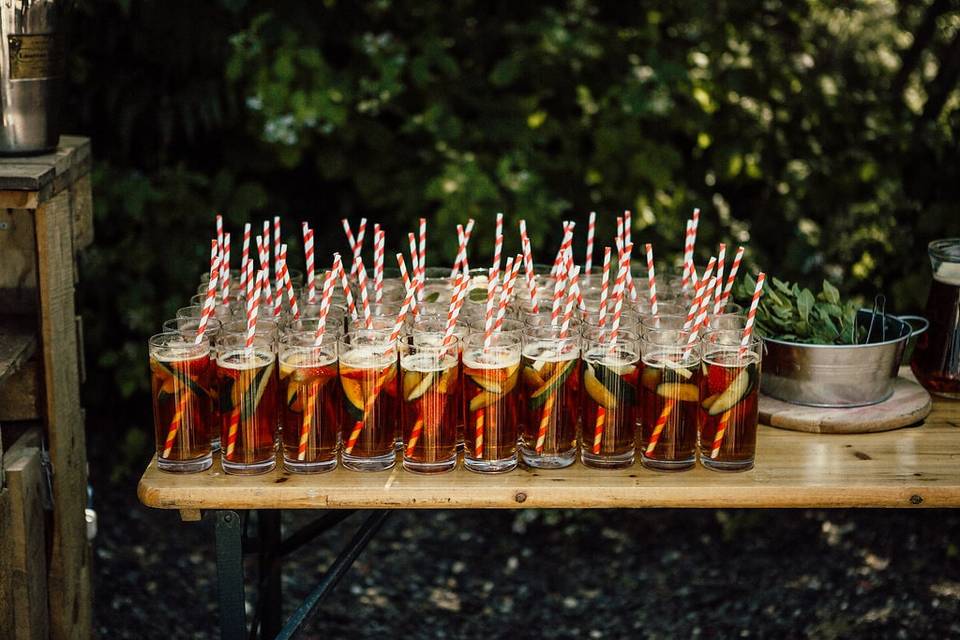 Pimms Reception Drinks