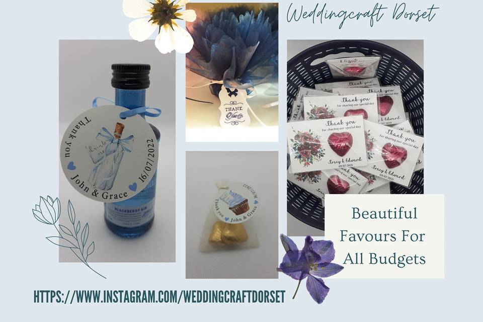 Favours & Tags for all Budgets