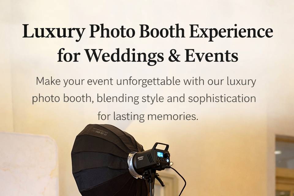 Luxury photo booth Bromley